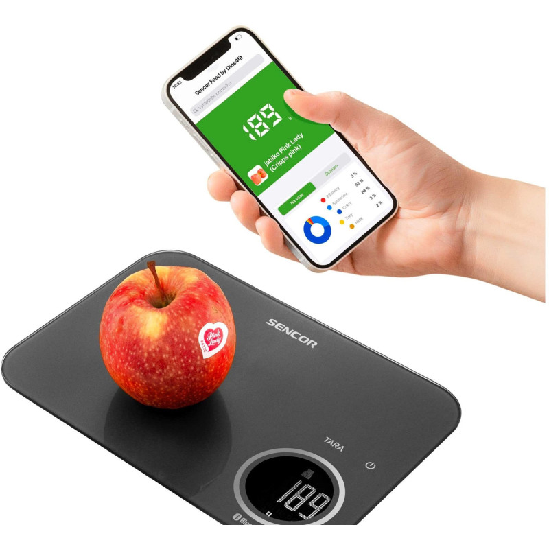 Ваги кухонні Sencor SKS 7178BK