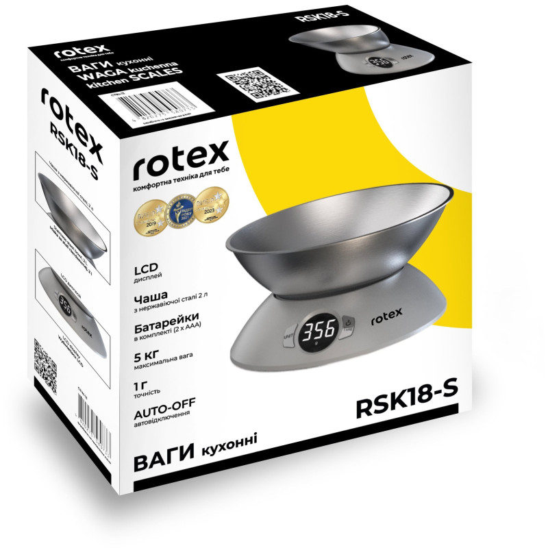 Ваги кухонні Rotex RSK18-S