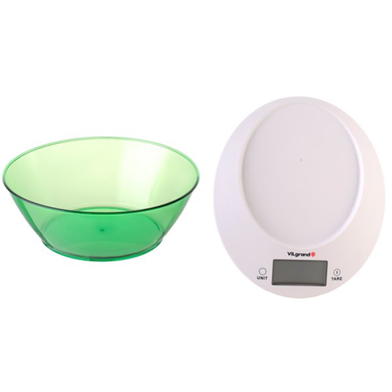 Ваги кухонні ViLgrand VKS-533C green
