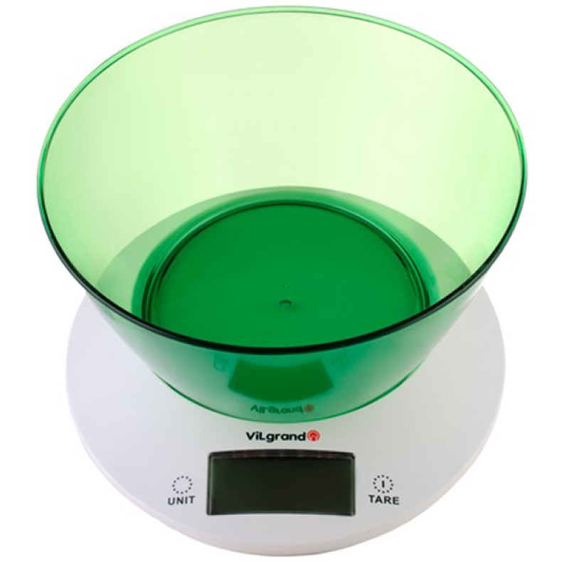 Ваги кухонні ViLgrand VKS-533C green