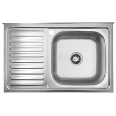 Кухонна мийка Kroner KRP Satin - 5080R (0.8 мм)