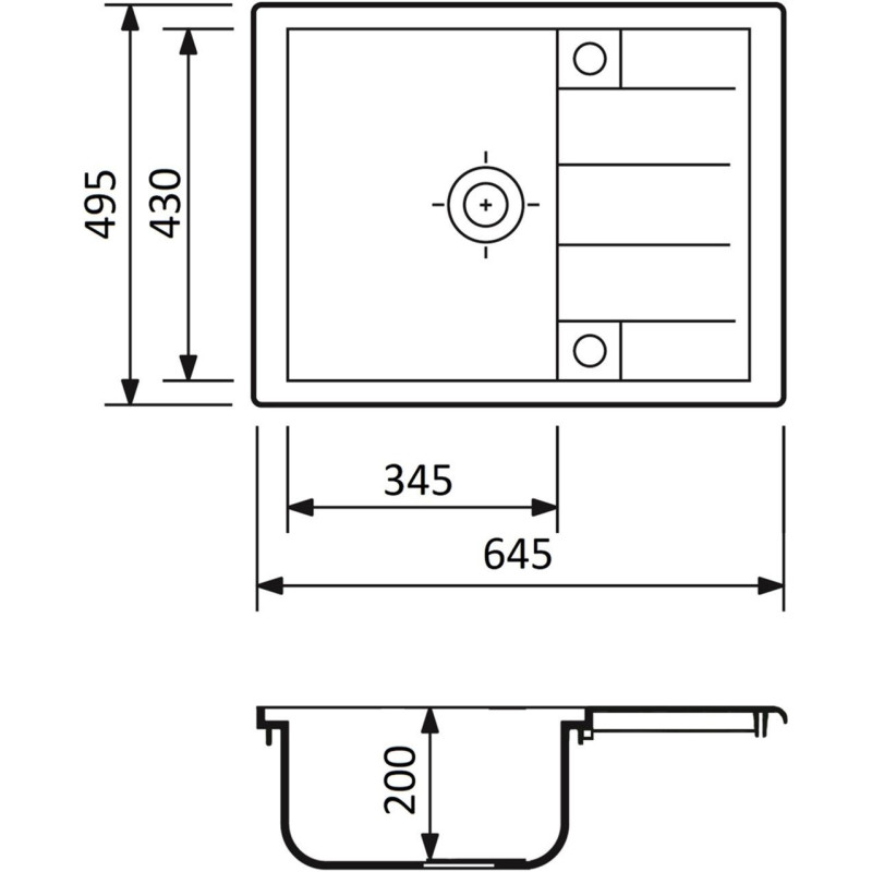 Кухонна мийка Adamant Anila Old stone