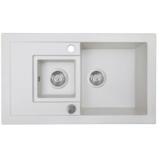 Кухонна мийка PERFELLI PIERRA PGP 536-78 WHITE