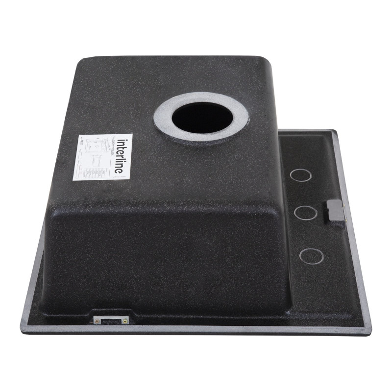 Кухонна мийка INTERLINE BRUT black