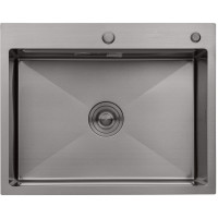 Кухонна раковина Kroner KRP Schwarze - 6350 гм PVD (3,0/1,0 мм)