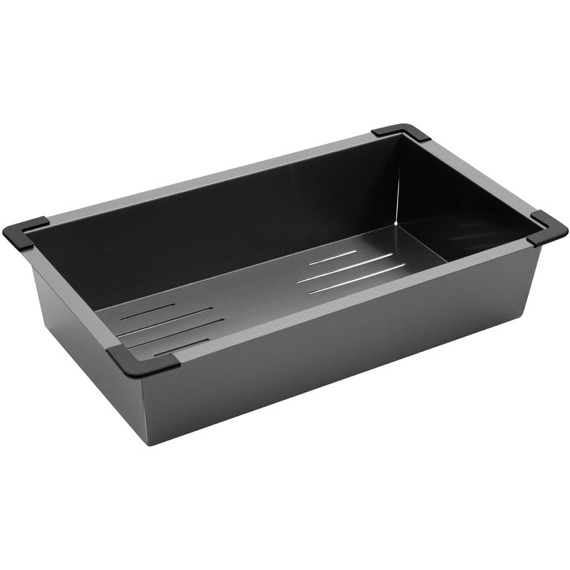 Кухонна раковина Kroner KRP Schwarze - 6350 гм PVD (3,0/1,0 мм)