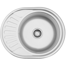 Кухонна мийка Kroner KRP Dekor 5745 (0.8 мм)