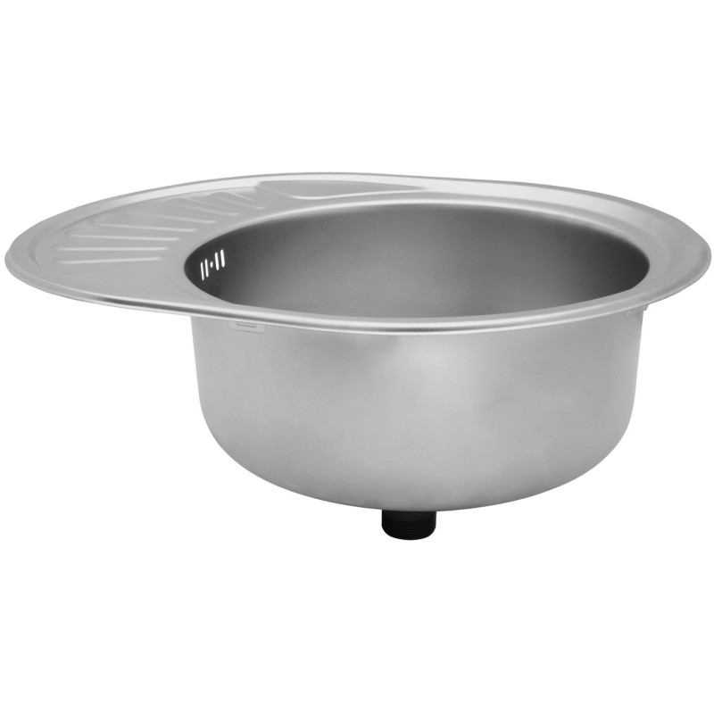 Кухонна мийка Kroner KRP Dekor 5745 (0.8 мм)