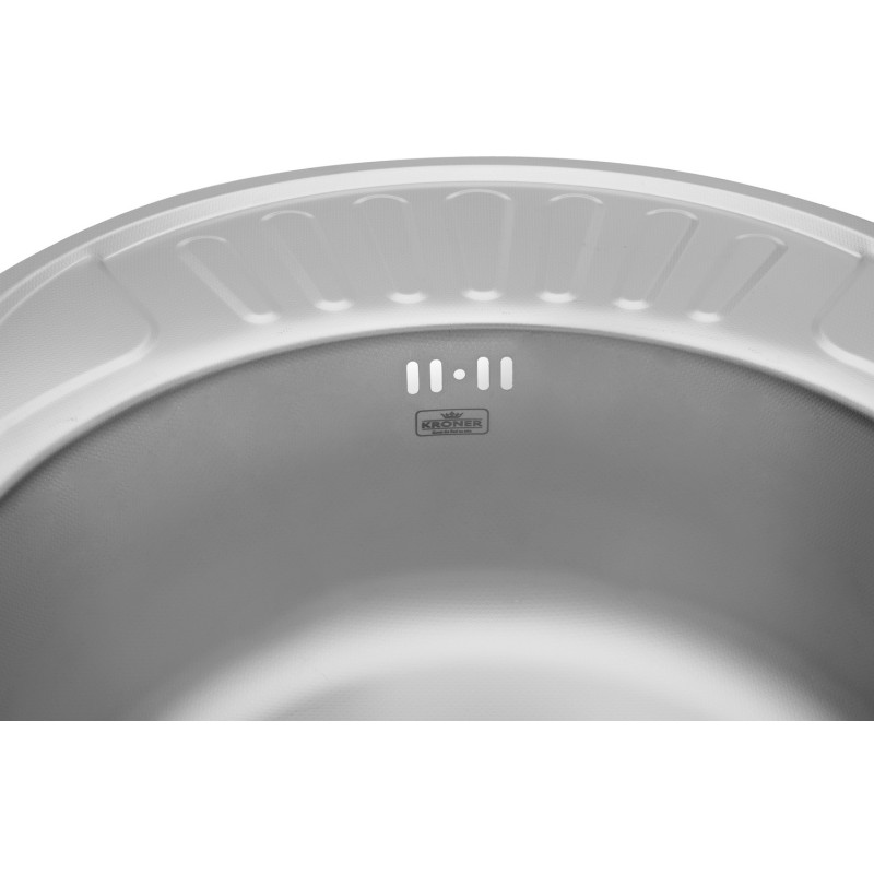 Кухонна мийка Kroner KRP Dekor 5745 (0.8 мм)