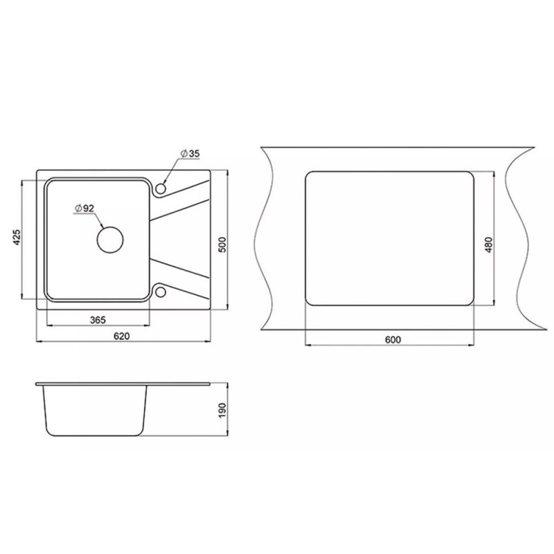 Кухонна мийка MINOLA MPG 1140-62 Пірит