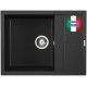 Кухонна мийка ELLECI UNICO 125 NERO 40