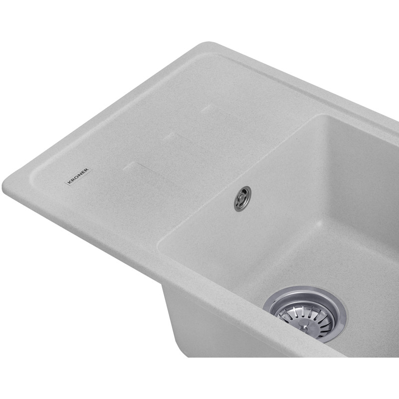 Kroner KRP Komposit Gra - 6243 Кухонна мийка