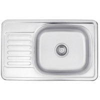 Кухонна раковина Kroner KRP - 6642 (0,8 мм)