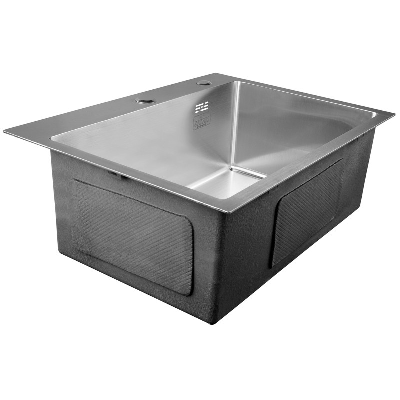 Кухонна раковина Kroner KRP Geburstet - 5843 гм (3,0/1,0 мм)