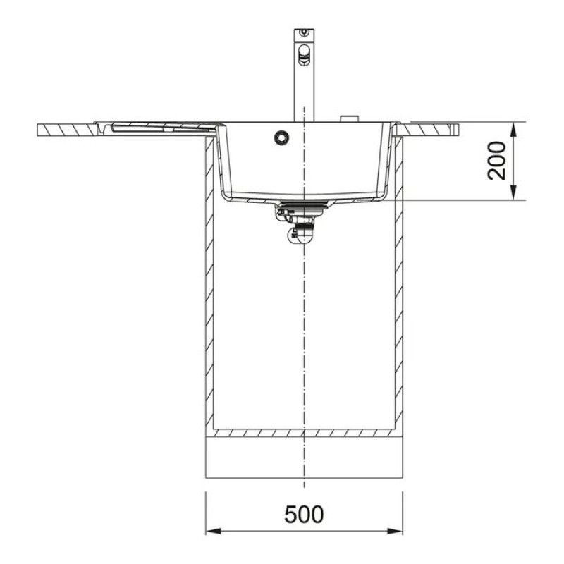 Мийка кухонна Franke Centro CNG 611-78 TL сірий камінь (114.0630.477)