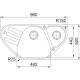 Кухонна мийка FRANKE Antea AZG 661-E (114.0499.223) Онікс