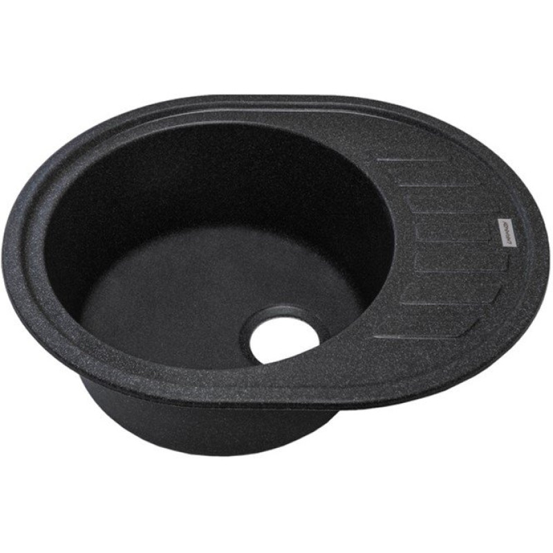 Кухонна мийка Adamant Ovum black