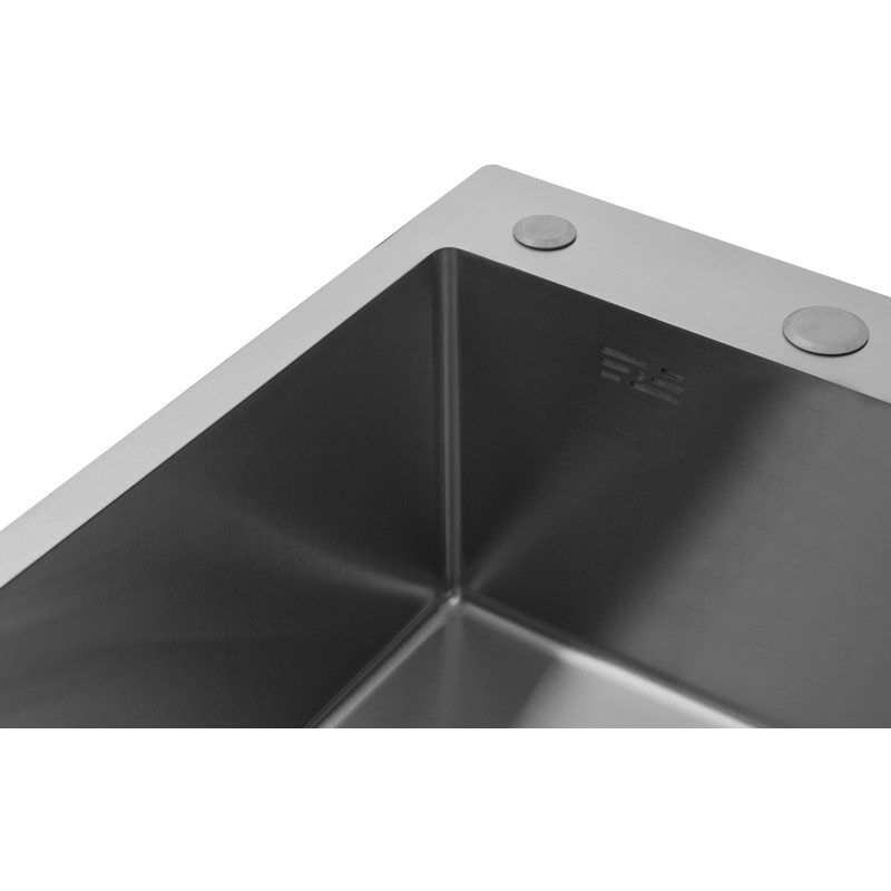 Кухонна раковина Kroner KRP Geburstet - 6350LHM (3,0/1,0 мм)