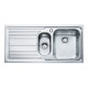 Мийка кухонна Franke Logica line LLL 651 нержавіюча сталь декор (101.0381.836)