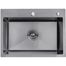 Кухонна раковина Kroner KRP Schwarze - 5843HM PVD (3,0/1,0 мм)