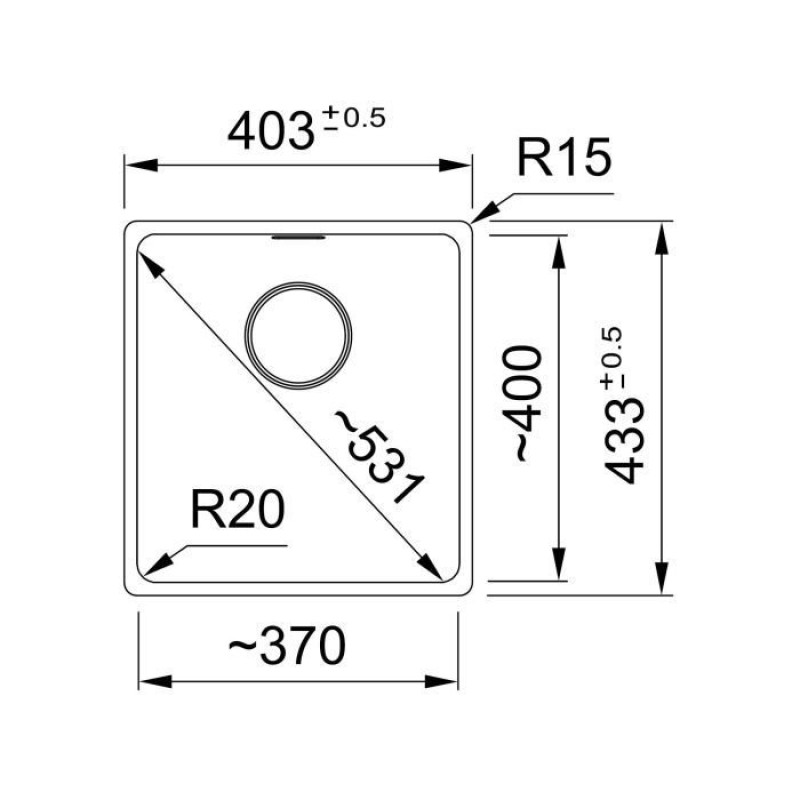 Кухонна мийка Franke Maris MRG 110-37 сірий камінь (125.0701.773)