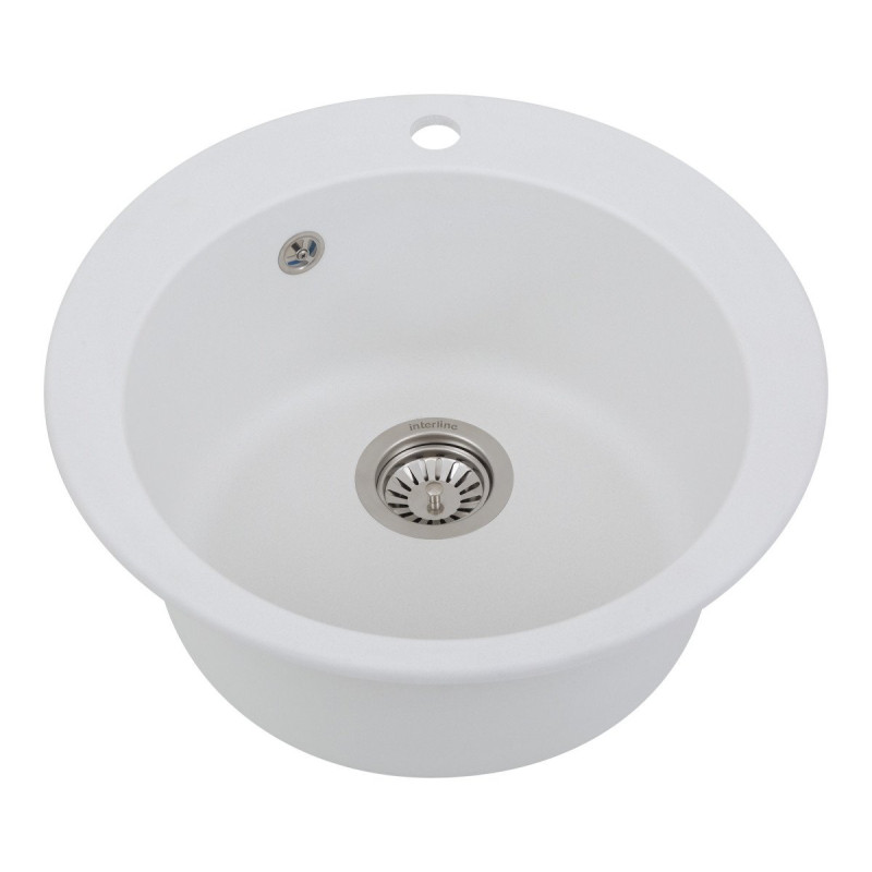 Кухонна мийка Interline RONDO white