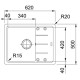 Кухонна мийка Franke Basis BFG 611-62 Білий 114.0272.599