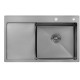 Кухонна раковина Kroner KRP Schwarze - 7849RHM PVD (3,0/1,0 мм)