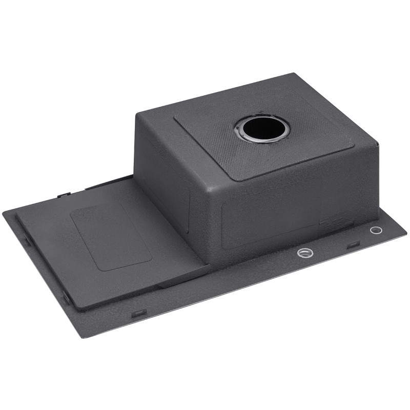 Кухонна раковина Kroner KRP Schwarze - 7849RHM PVD (3,0/1,0 мм)