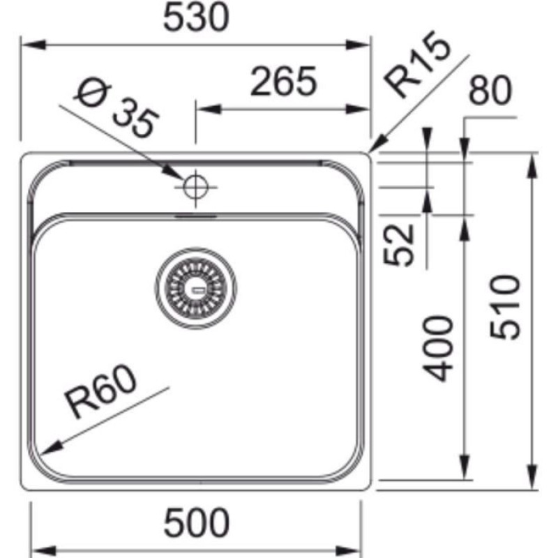 Кухонна мийка Franke Smart SRX 210-50 TL нерж полірів. (127.0703.299)