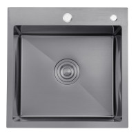Кухонна раковина Kroner KRP Schwarze - 5050 гм PVD (3,0/1,0 мм)