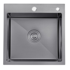 Кухонна раковина Kroner KRP Schwarze - 5050 гм PVD (3,0/1,0 мм)