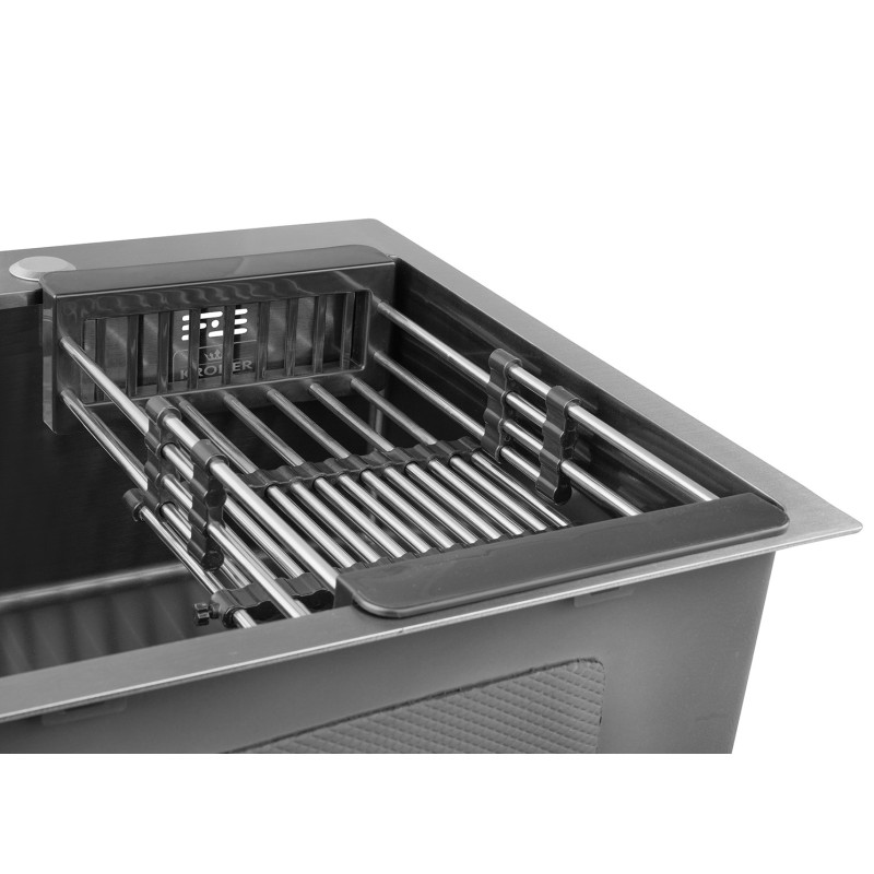 Кухонна раковина Kroner KRP Schwarze - 5050 гм PVD (3,0/1,0 мм)