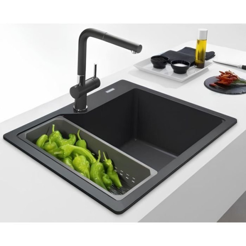 Кухонна мийка Franke Urban UBG 610-56 чорний матовий (114.0699.236)