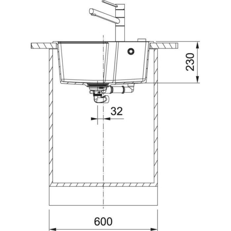 Кухонна мийка Franke Urban UBG 610-56 чорний матовий (114.0699.236)