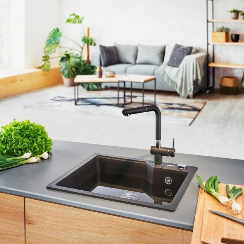 Кухонна мийка Franke Urban UBG 610-56 чорний матовий (114.0699.236)