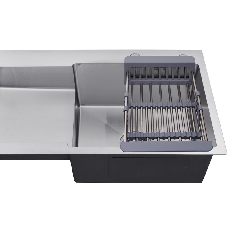 Кухонна раковина Kroner KRP Geburstet - 7848RHM (3,0/1,0 мм)