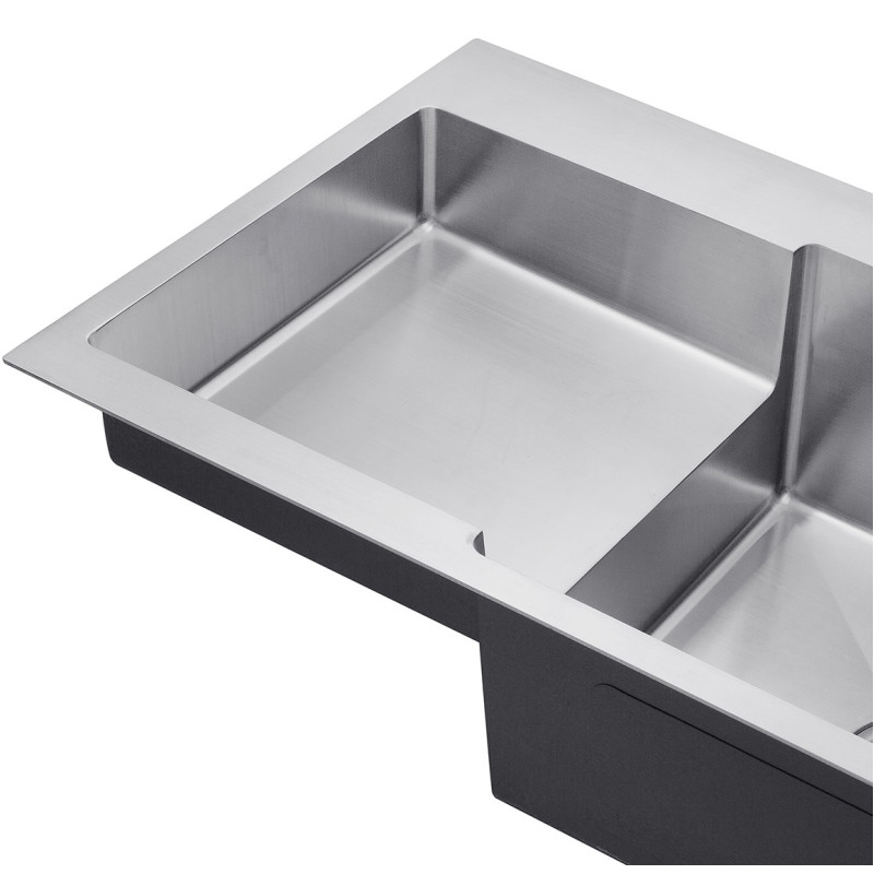 Кухонна раковина Kroner KRP Geburstet - 7848RHM (3,0/1,0 мм)