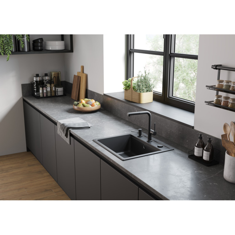 Кухонна мийка Hansgrohe S52 Сірий камінь (43359170)