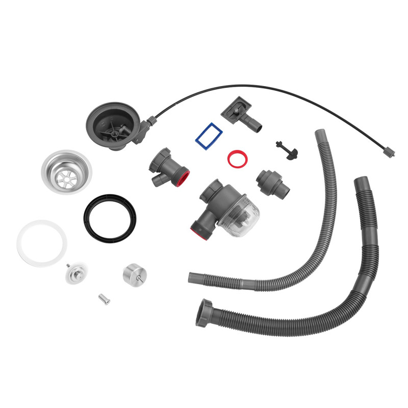 Kroner KRP Schwarze кухонна мийка - Set7546HM PVD (3,0/0,7 мм)