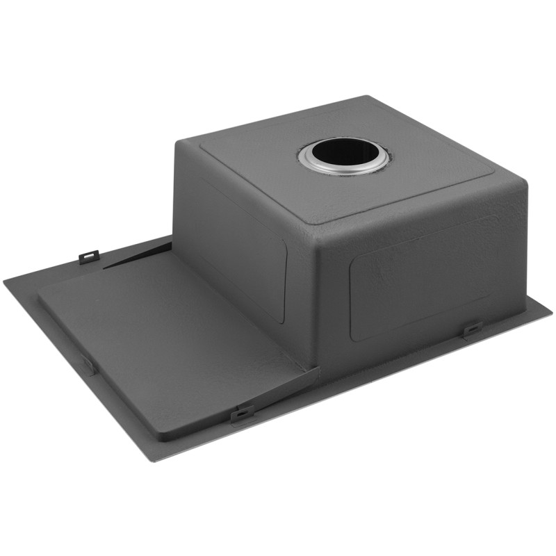 Кухонна раковина Kroner KRP Schwarze - 6350LHM PVD (3,0/1,0 мм)