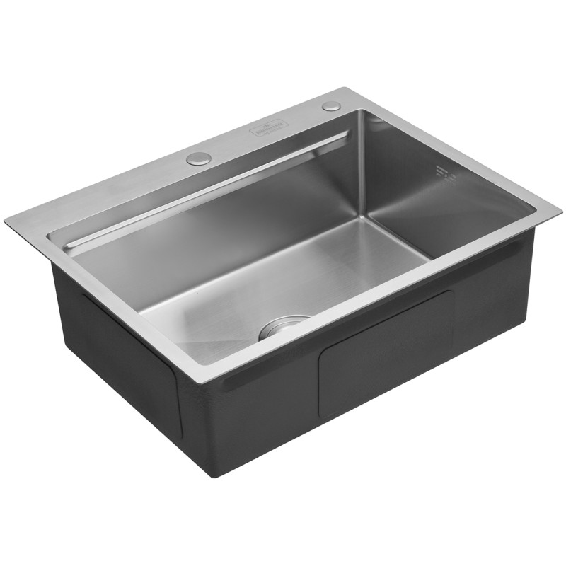 Кухонна раковина Kroner KRP Geburstet - 6350 гм (3,0/1,0 мм)