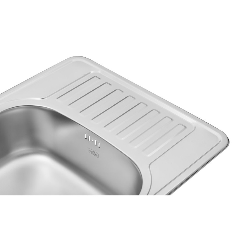 Кухонна мийка Kroner KRP Satin 5848 (0.8 мм)