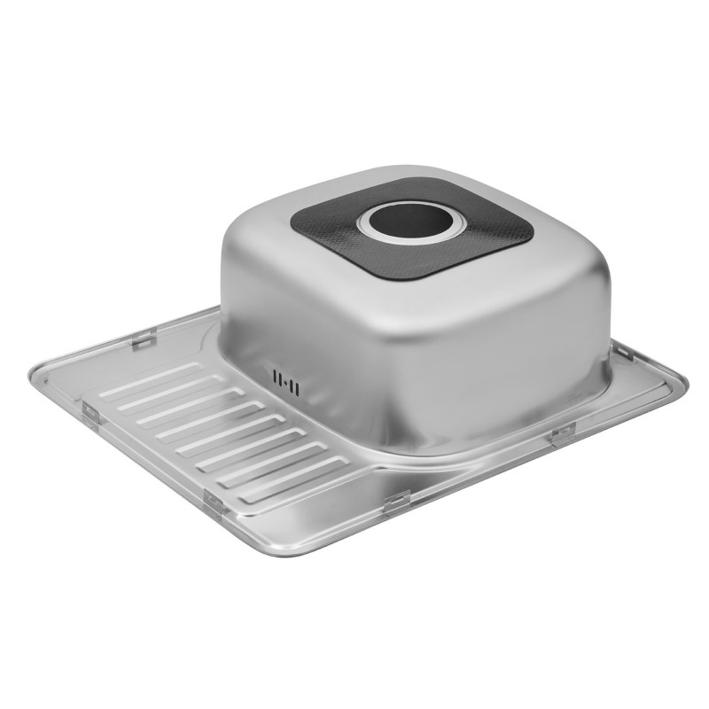 Кухонна мийка Kroner KRP Satin 5848 (0.8 мм)