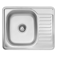 Кухонна мийка Kroner KRP Satin 5848 (0.8 мм)