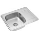 Кухонна мийка Kroner KRP Satin 6350 (0.8 мм)
