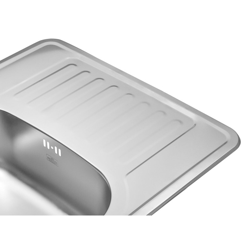 Кухонна мийка Kroner KRP Satin 6350 (0.8 мм)