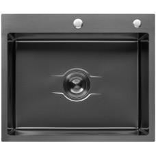 Кухонна мийка Kroner KRP Derby - 6050 гм PVD (2,5/0,5 мм)