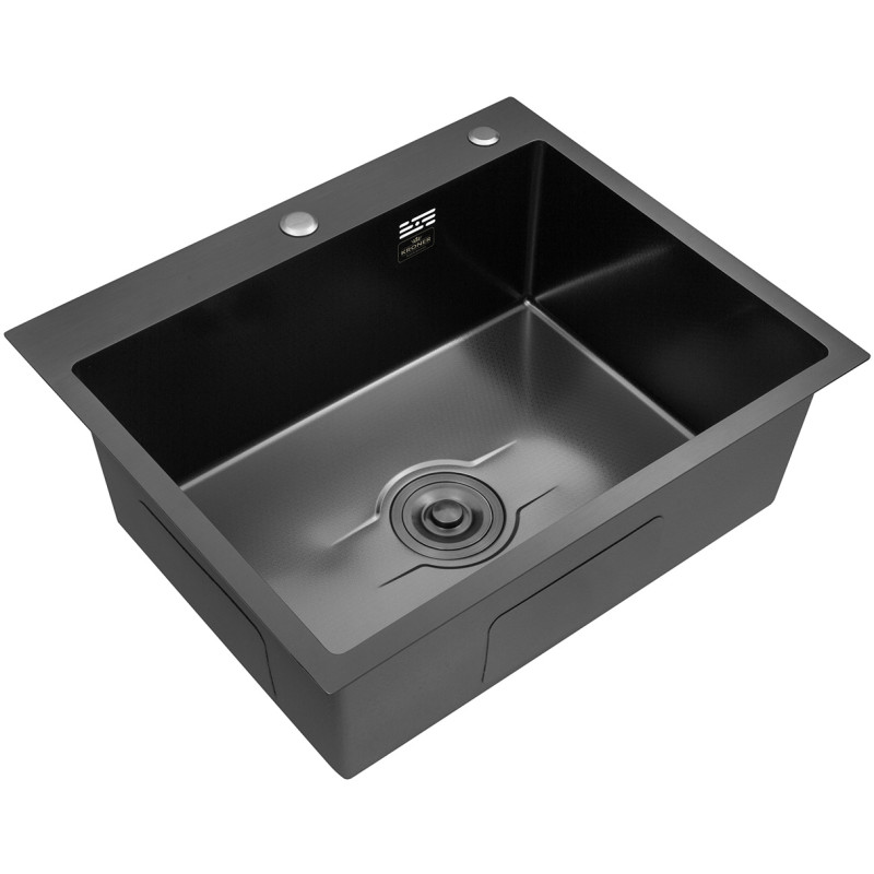 Кухонна мийка Kroner KRP Derby - 6050 гм PVD (2,5/0,5 мм)