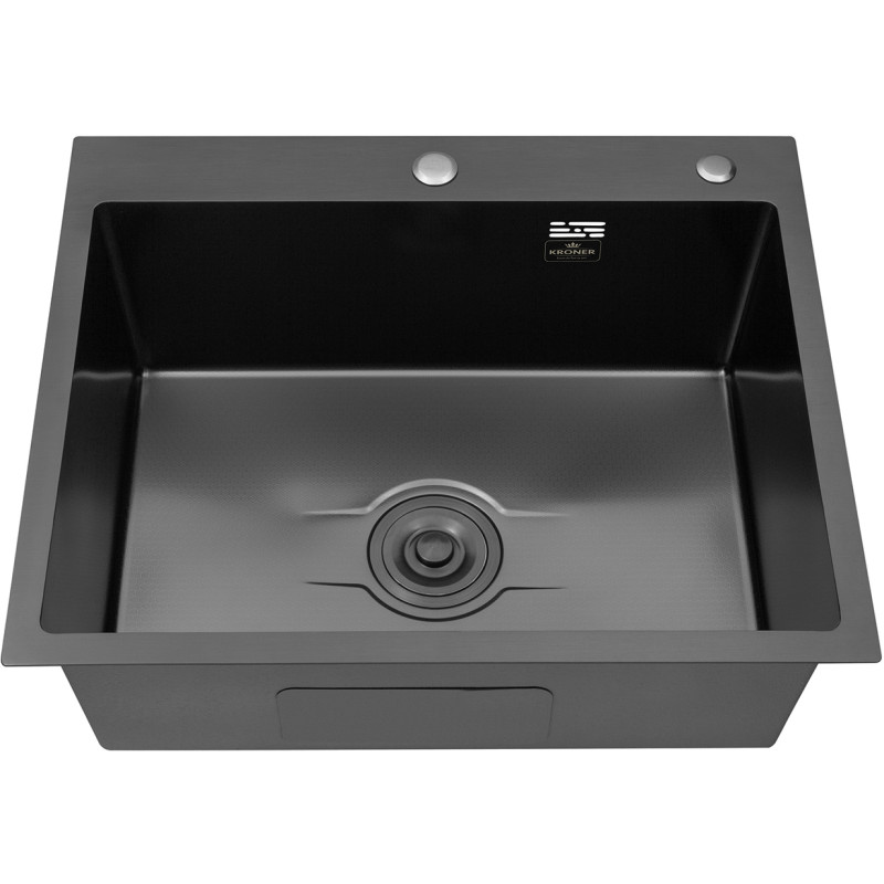 Кухонна мийка Kroner KRP Derby - 6050 гм PVD (2,5/0,5 мм)